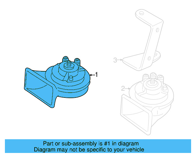 Horn 8D0-951-221-A - View 6