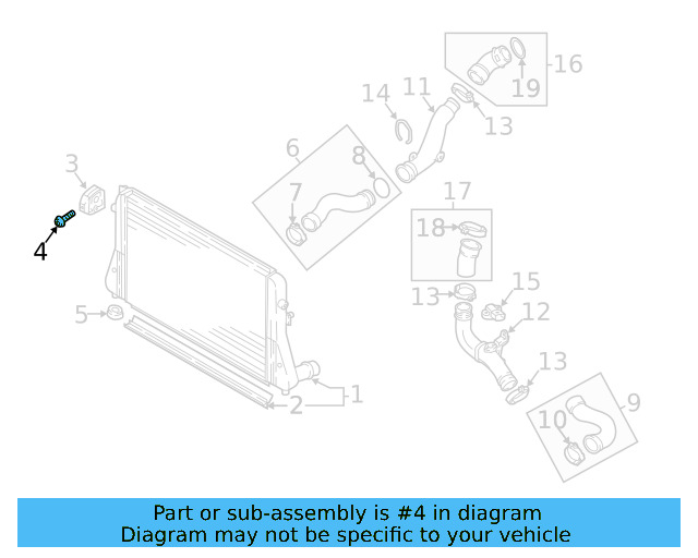 Upper Mount Bolt N-908-082-01 - View 85