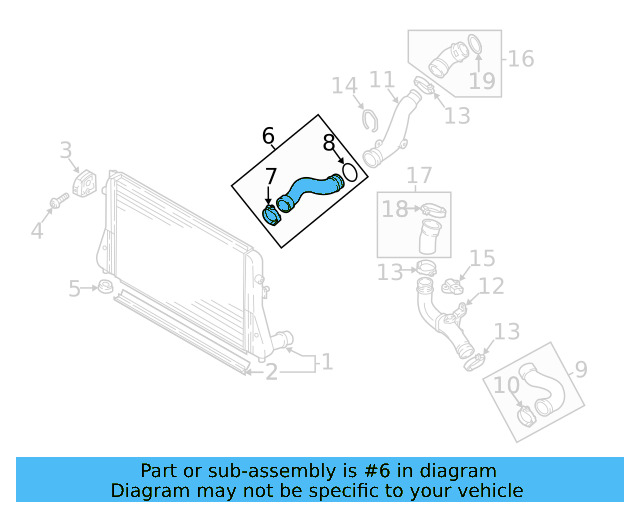 Connector Hose 1K0-145-828-AC - View 81