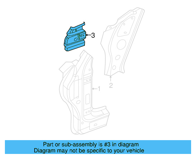 Hinge Reinforced 5C5-809-624 - View 2