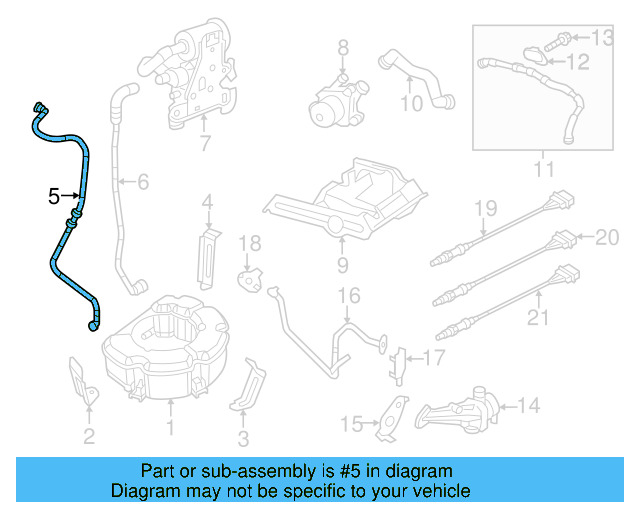 Breather Tube 5C0-201-160-A - View 24