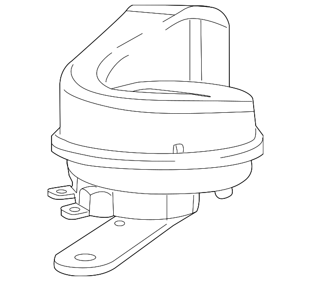 Low Note Horn 7B0-951-221-B - View 2