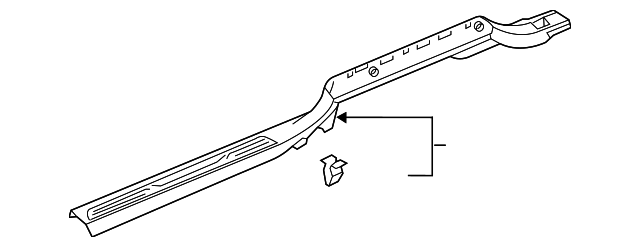 Door Sill Plate 3CN-853-372-E-82V