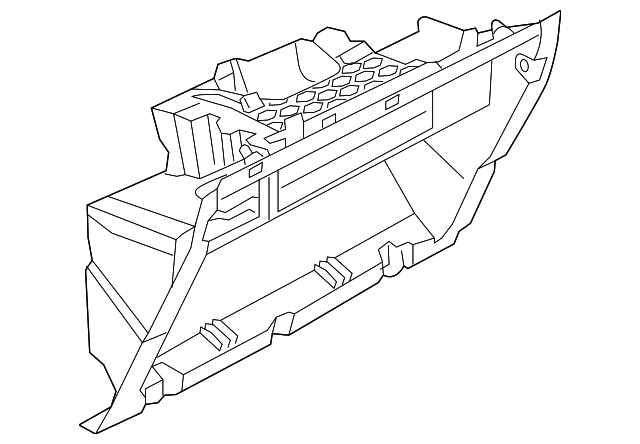 Glove Box Frame 3CN-857-114-C-82V - View 4