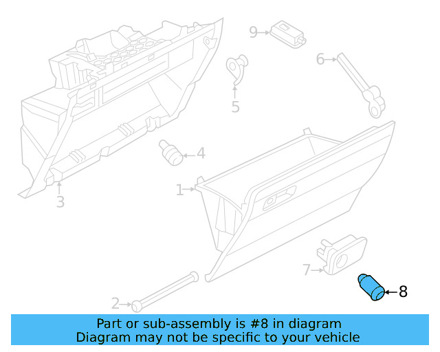 Lock Cylinder 107-857-113-JG - View 5