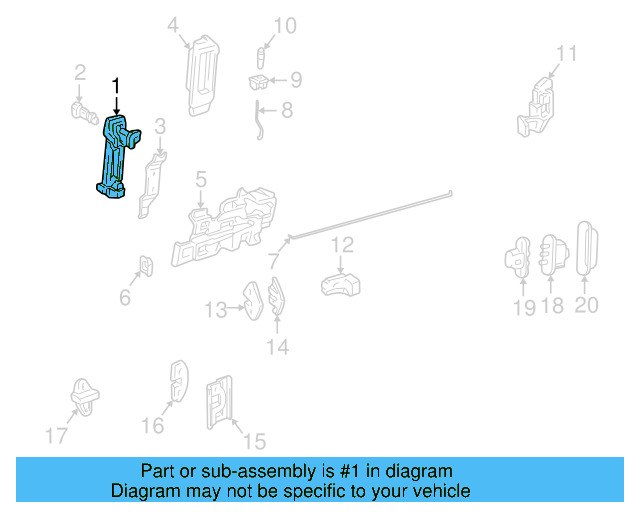 Handle, Inside 721-843-642-A-01C - View 5