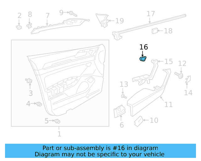 Trim Ring 3G0-867-061-A-3Q7 - View 2