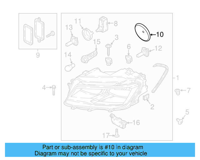 Rear Cap 6Q0-941-607-B - View 26