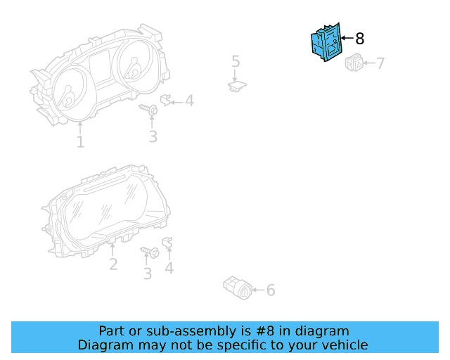 Air Bag Lamp 5NA-919-234-WHS - View 3