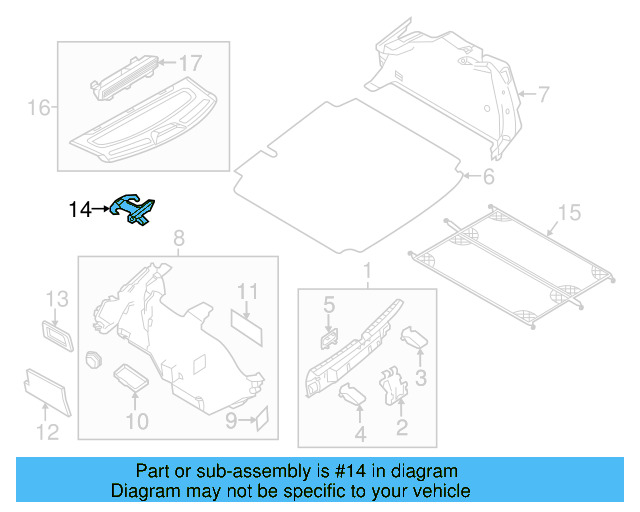 Tie Down Hook 1J0-804-299 - View 31
