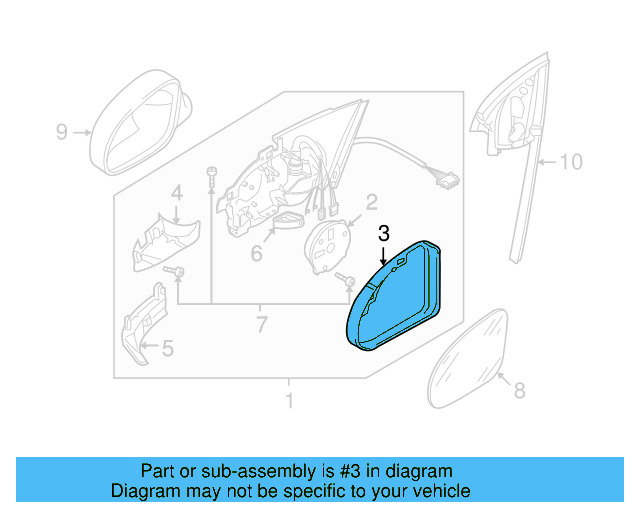 Lower Trim 1K0-857-577-B-9B9 - View 6
