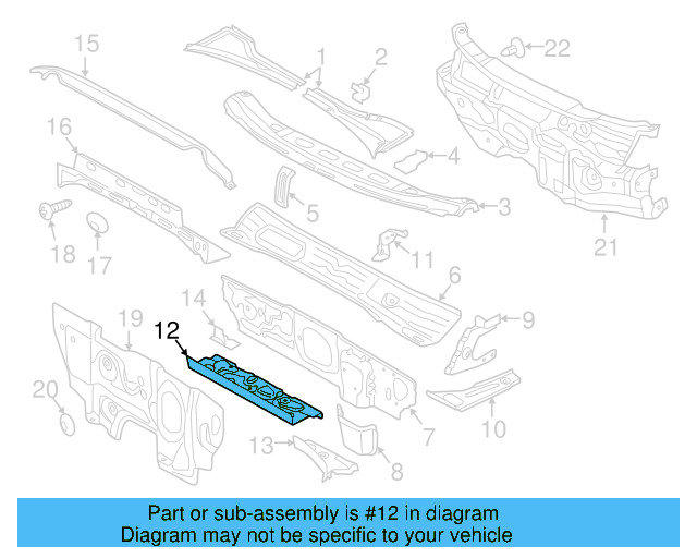 Center Plate 5Q0-805-277 - View 16