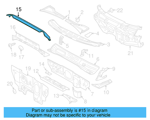Cross Bar 5G0-806-239-C - View 4