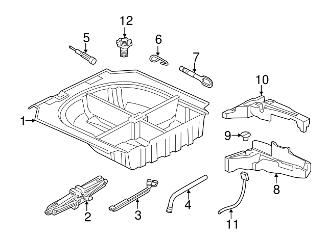 Tool Compartment 5GM-012-115-A