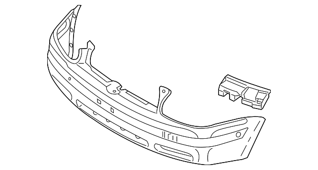 Bumper Cover (Unpainted) 1j0807217kgru - View 3