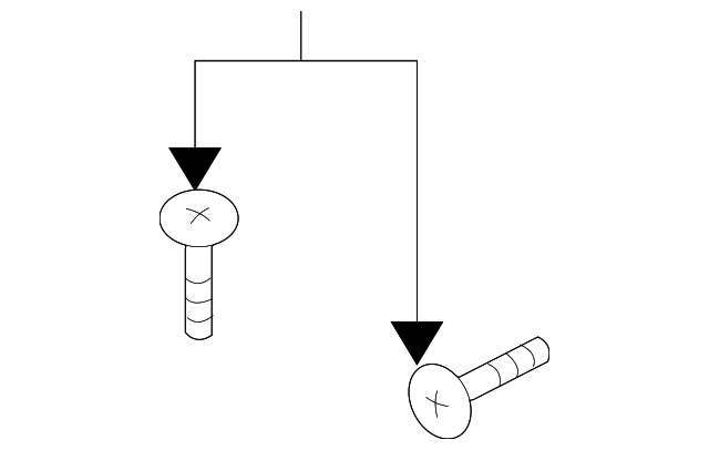Bumper Cover Support Rail Bolt 6N0-807-199 - View 26
