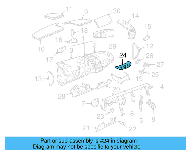Switch Housing 1C0-857-857-C-62J - View 7