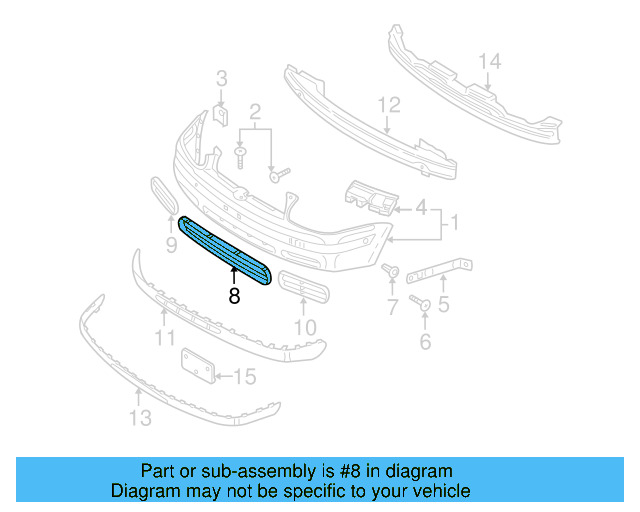 Air Grille 1J0-853-677-F-B41 - View 6