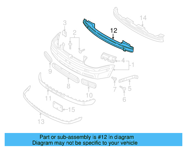 Impact Bar 1J0-805-551-C - View 6