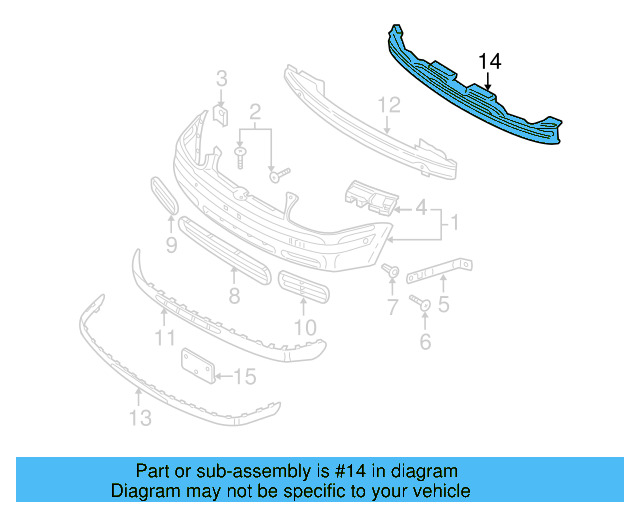 Bumper Impact Absorber 1J0-807-248-A - View 12