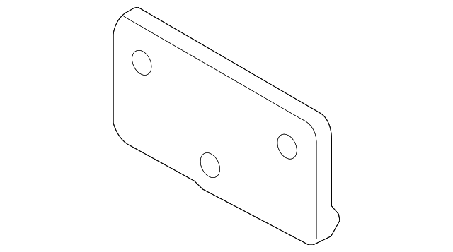 License Bracket 1J0-807-287-D-B41