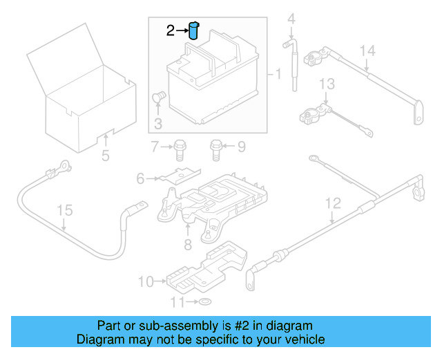 Battery Cap 7N0-915-429-A - View 36