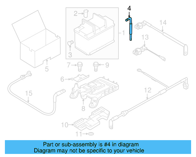 Drain Tube 3C0-915-531-A - View 6