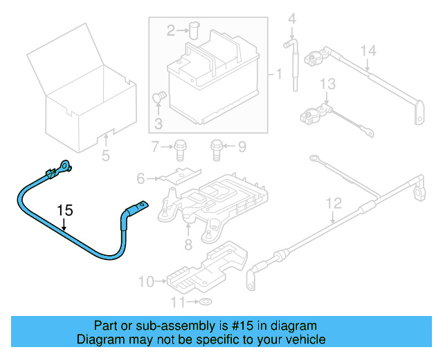 Ground Cable 1K0-971-250-L - View 21