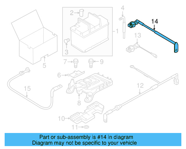 Positive Cable 5C0-971-228-M - View 15