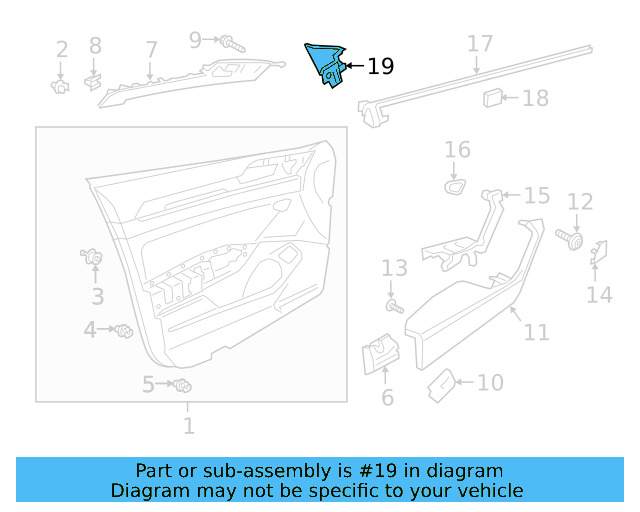 Corner Trim 3G8-837-973-82V - View 3