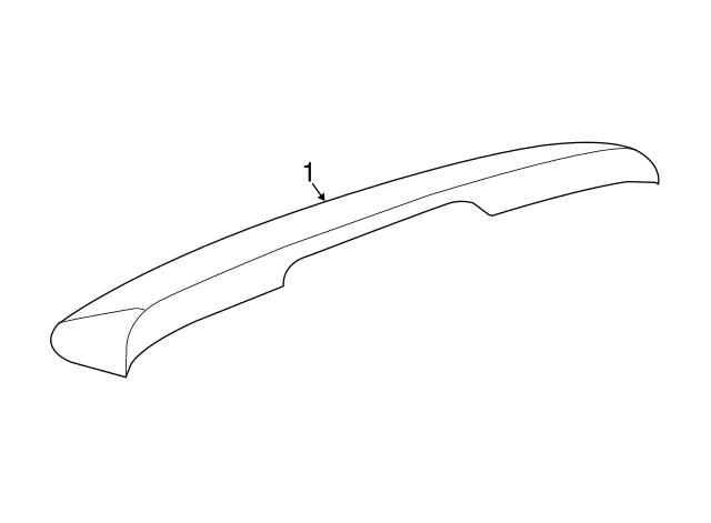 Spoiler (Unpainted) 5na827933gru - View 2