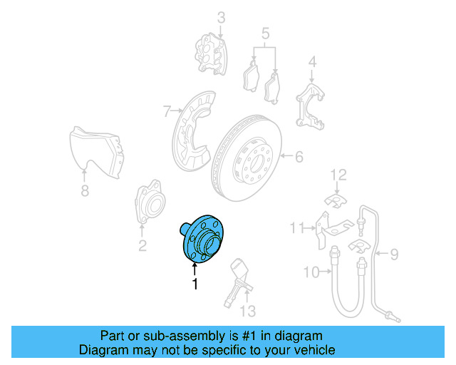 Hub 4E0-407-613-A - View 8