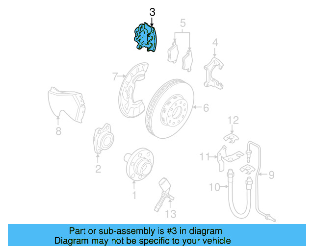 Caliper 4E0-615-123 - View 5