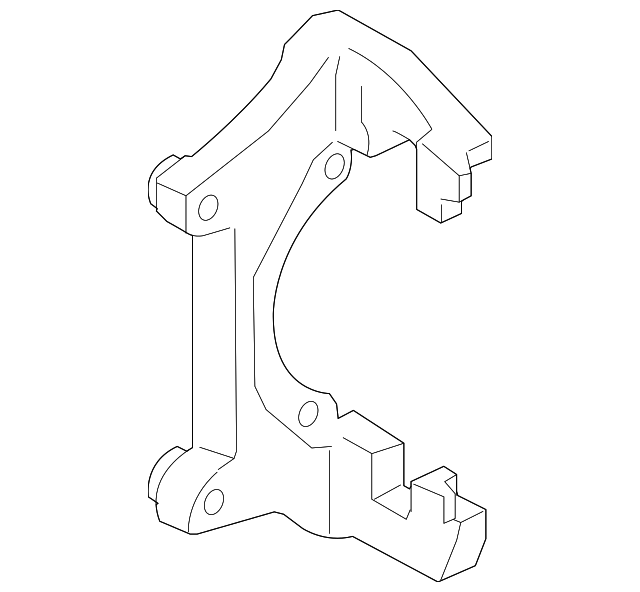 Caliper Mount 4E0-615-125-A - View 3