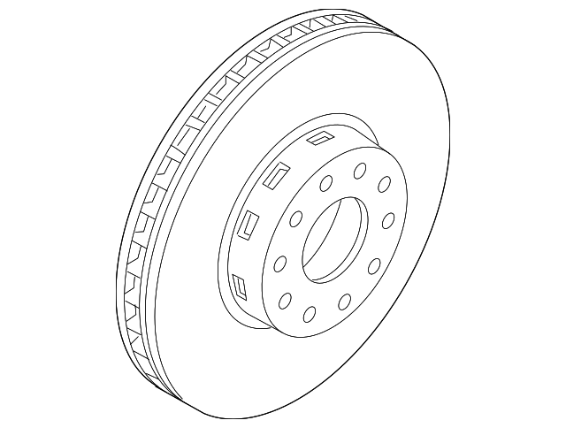 Brake Rotor 4E0-615-301-P - View 7