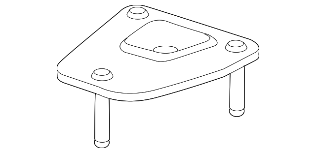 ABS Control Unit Bracket 3D0-614-335-B