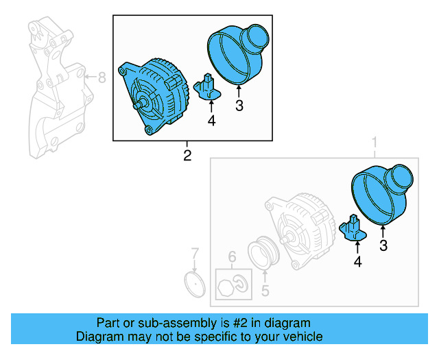 Alternator 06B-903-016-AB - View 40