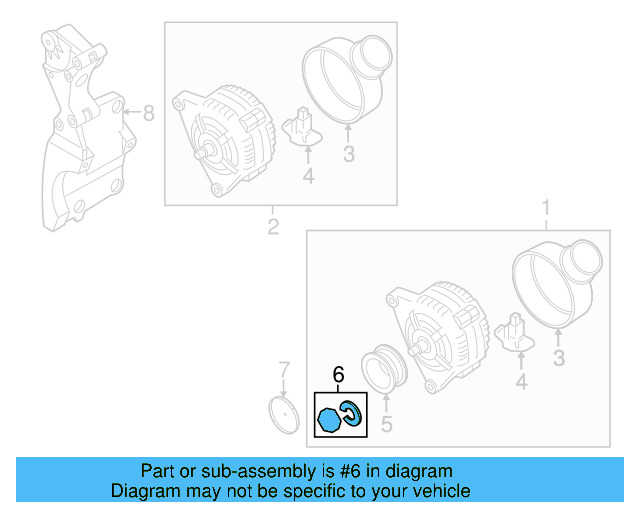 Pulley Hardware Kit 028-903-320-C - View 73