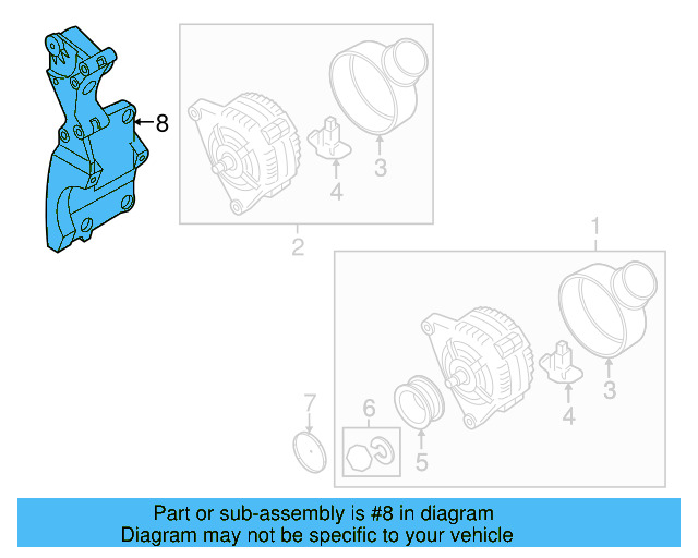 Mount Bracket 06F-903-143-E - View 11