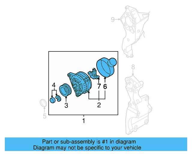 Alternator 06F-903-023-F - View 35
