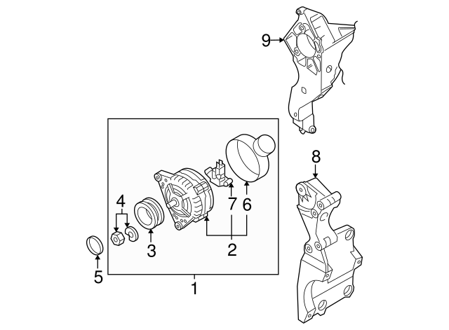 Pulley Hardware Kit 028-903-320-C - View 16