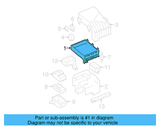 Relay & Fuse Plt 8L0-941-822 - View 4