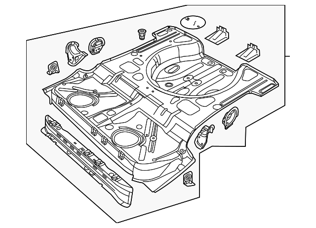 Rear Floor Pan 5C5-813-111 - View 7