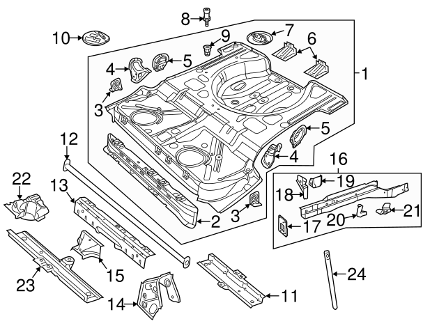 Floor Pan Stud 03L-103-164 - View 5