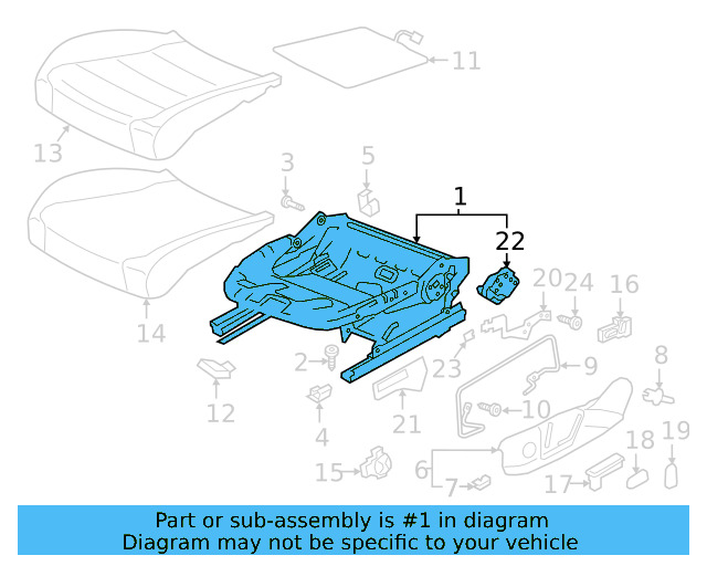 Seat Frame 5QM-881-105-L