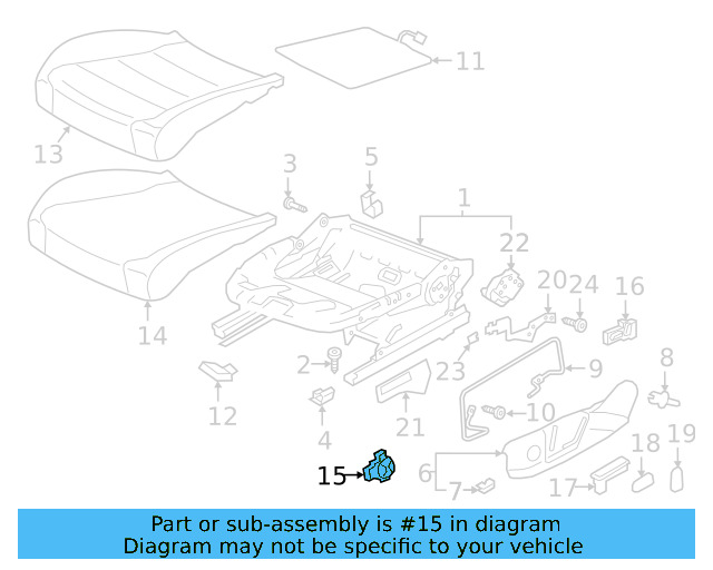 Seat Cushion Pad 17A-882-357 - View 8