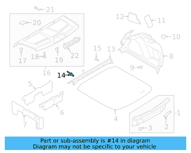Seat Back Panel Clip N-909-113-01 - View 36