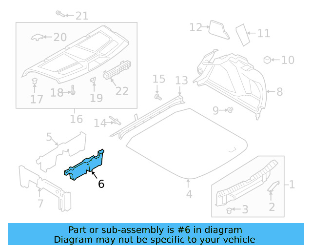 Seat Back Panel Clip N-909-113-01 - View 40