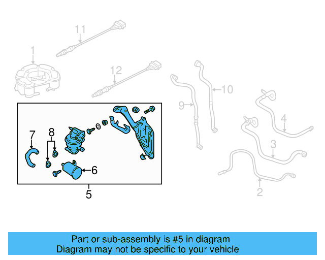 Evaporative Emissions System Leak Detection Pump 1K0-906-201-D - View 34