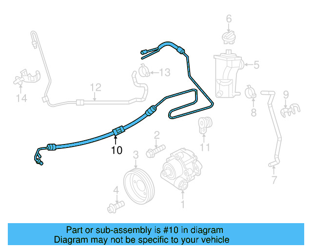 Pressure Hose 5C0-422-893-BM